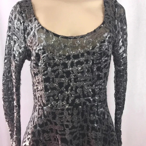 Plenty Dress by Tracy Reese Black/Silver Size 2 New With Tags - Picture 5 of 7